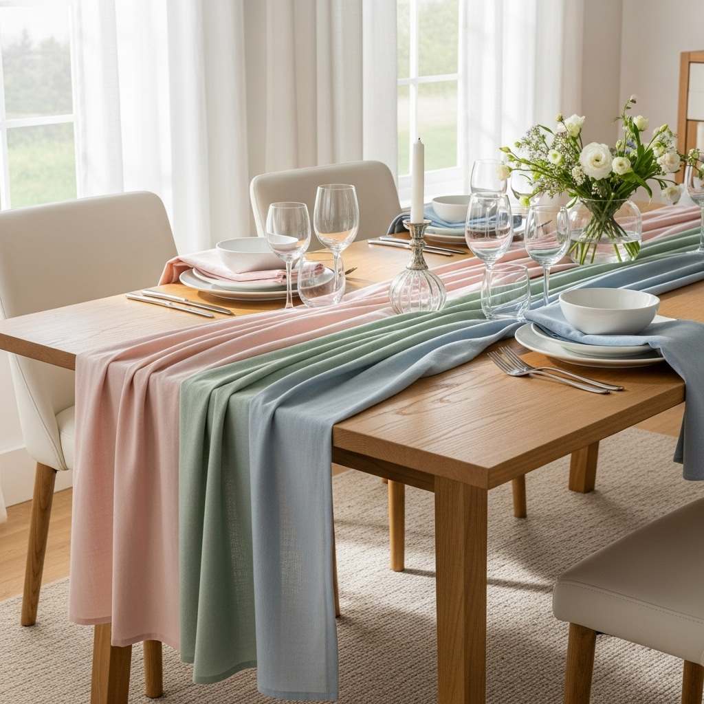 Pastel Table Linens