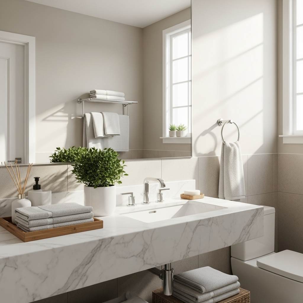 Bathroom Spring Decor