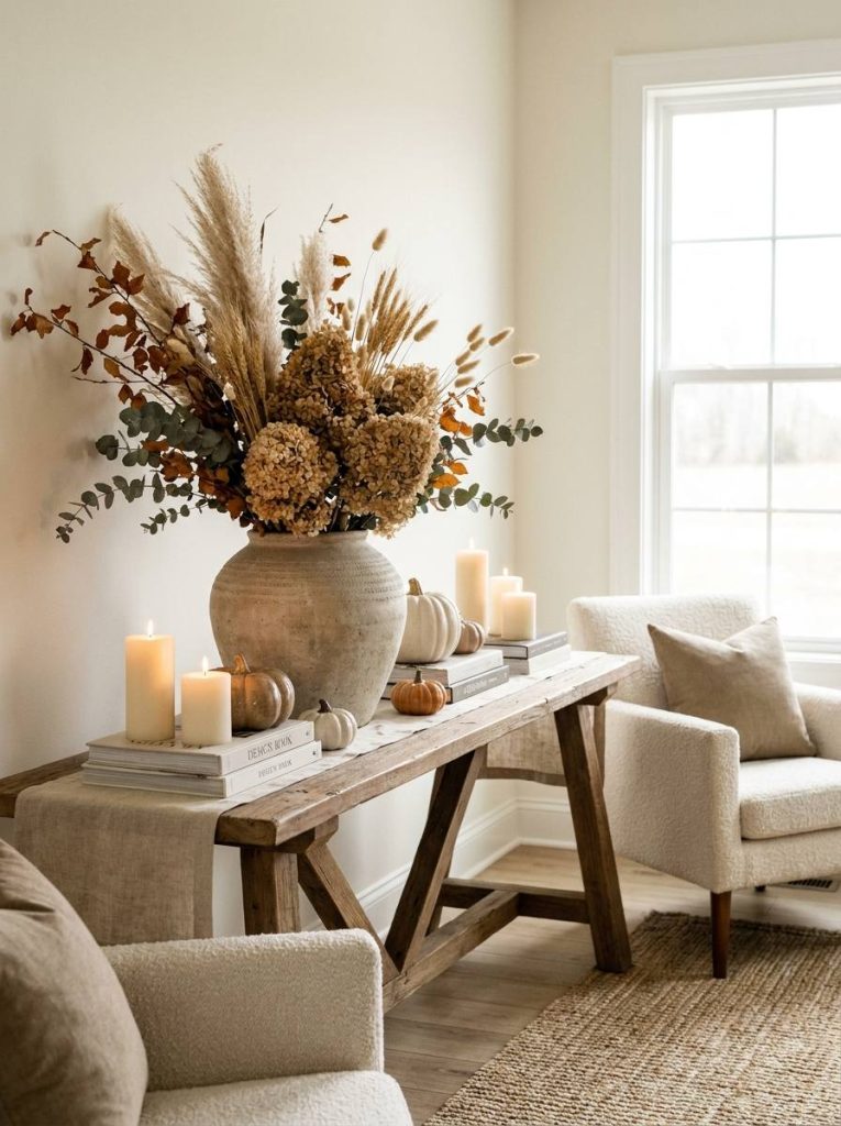 Bring in Dried Flowers and Pampas Grass