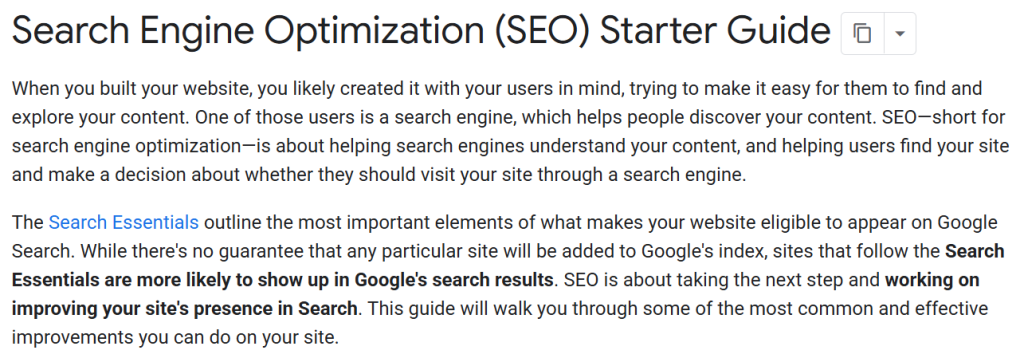 SEO guide