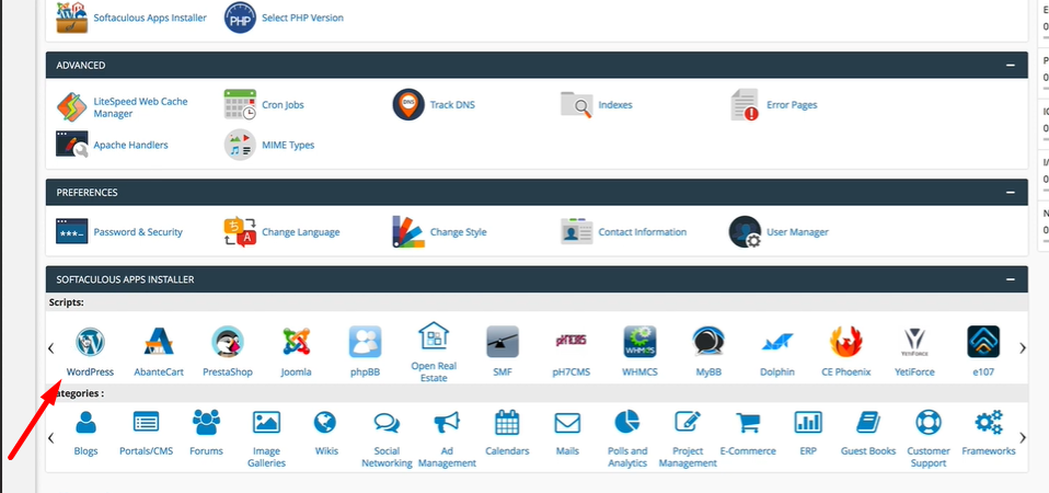 Wordpress installer