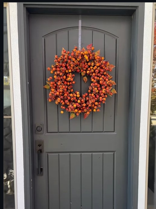 Fall berry wreath