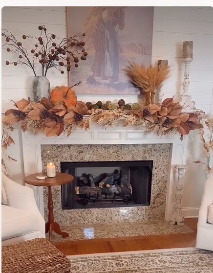 Layered garland base technique
